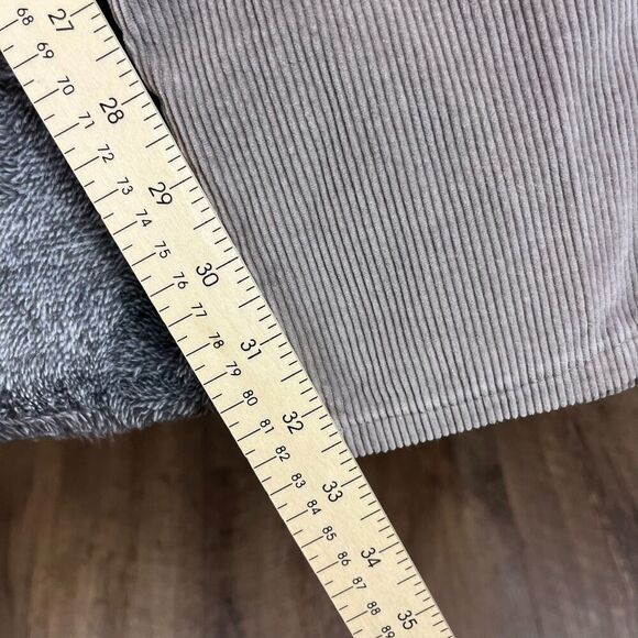 Vtg 90s Orange Tab Levi's 550 Gray Corduroy Men's 32X34 (31X33) Straight Jeans - Picture 6 of 10